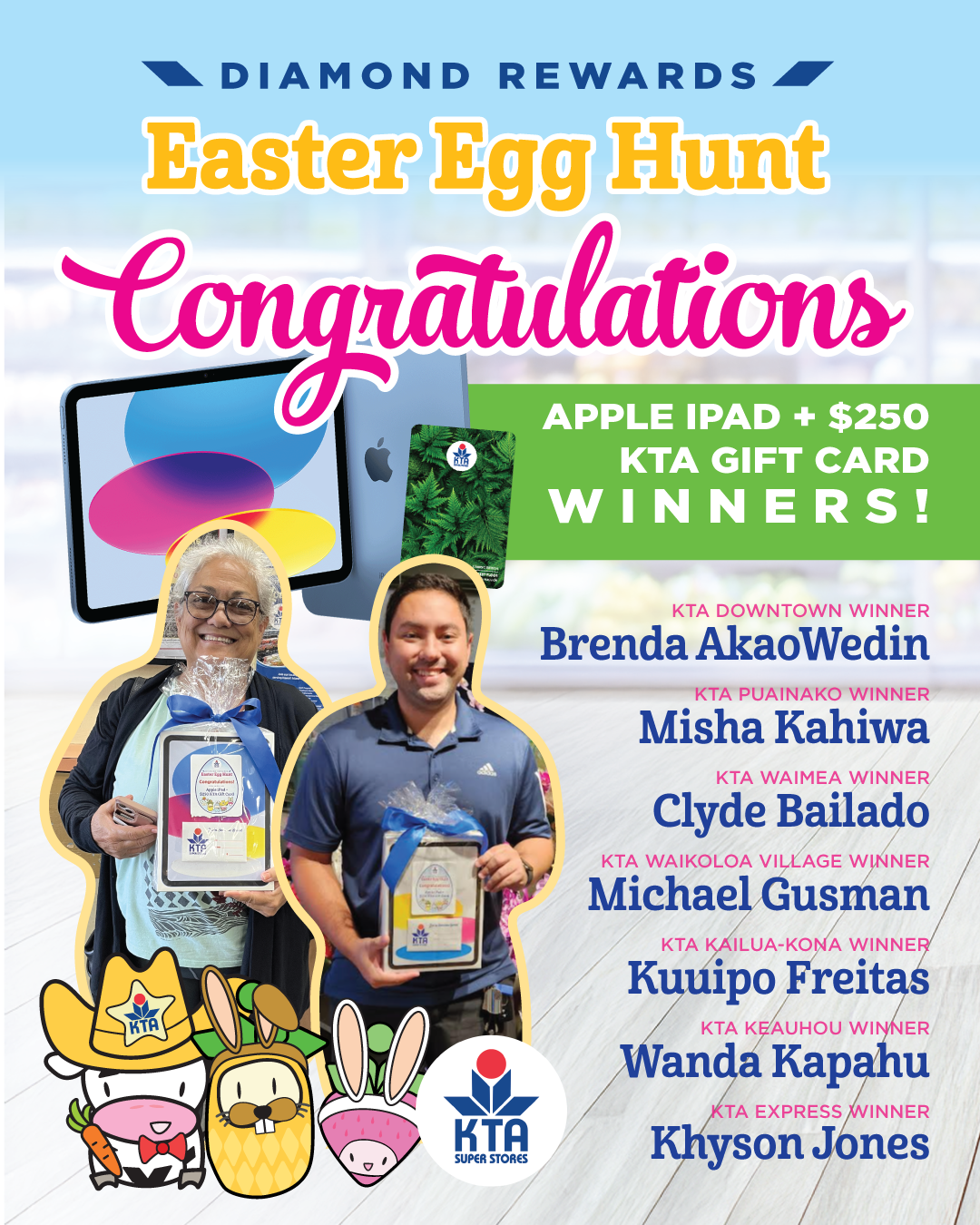 Easter Winners