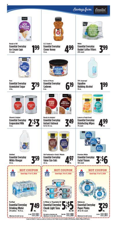 Image of page 8 of weekly savings