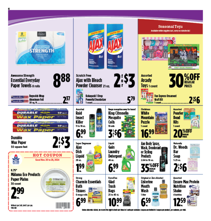 Image of page 6 of weekly savings