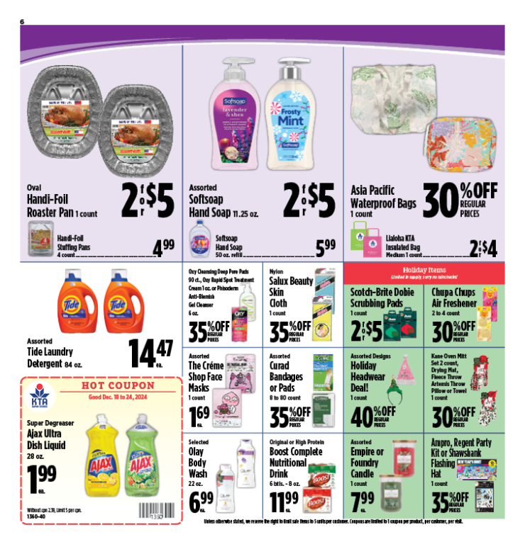 Image of page 6 of weekly savings