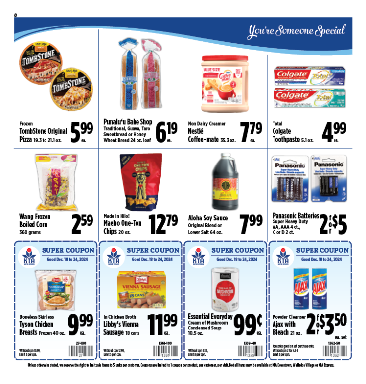 Image of page 8 of weekly savings