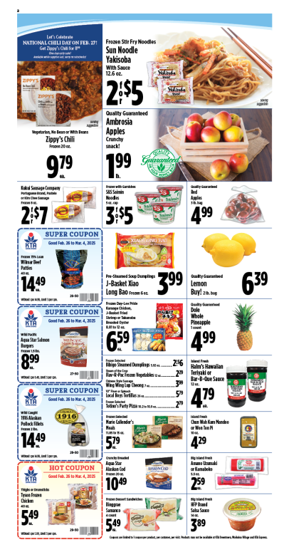 Image of page 2 of weekly savings