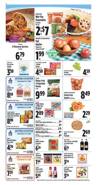 Image of page 2 of weekly savings